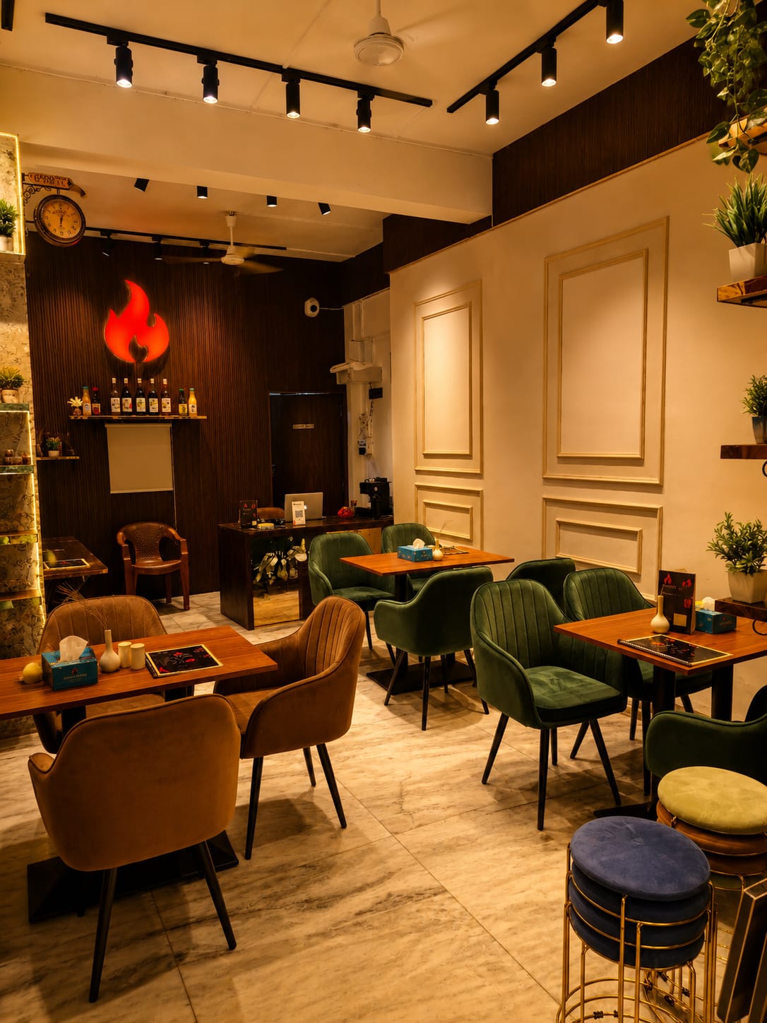 Warm evening ambience